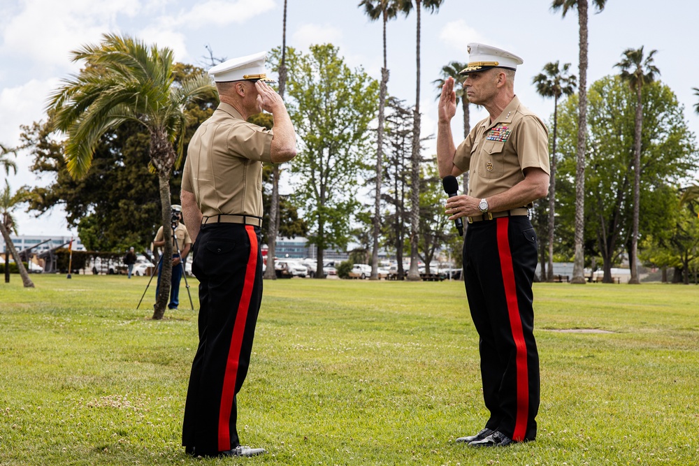 MCRD San Diego and WRR Commanding General Change of Command