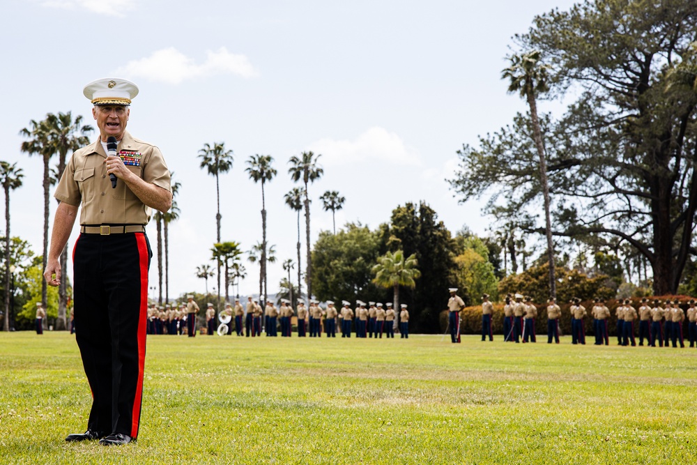 MCRD San Diego and WRR Commanding General Change of Command