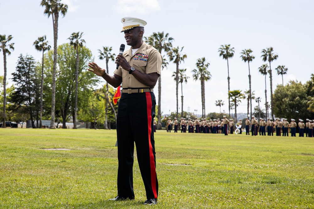 MCRD San Diego and WRR Commanding General Change of Command