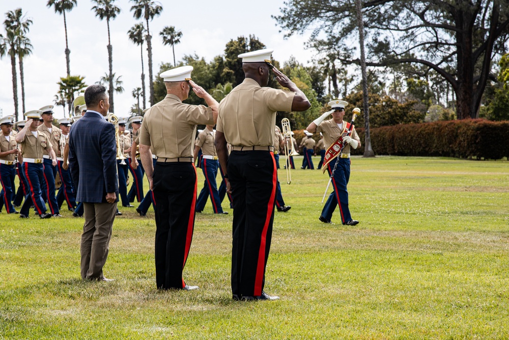 MCRD San Diego and WRR Commanding General Change of Command