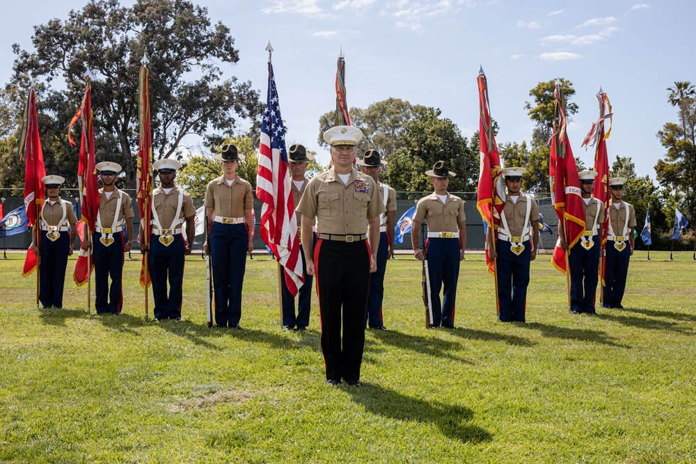 MCRD San Diego and WRR Commanding General Change of Command