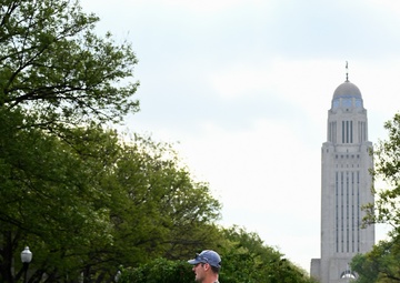 Nick and Sam: Kansas Army National Guard Soldier makes All Guard Marathon Team while pushing best friend to the finish