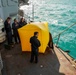 USS Normandy Conducts a Crew-Served Weapons Shoot