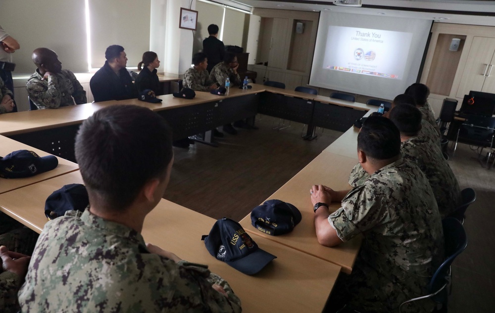 USS Milius (DDG 69) Conducts Port Visit in Busan, Republic of Korea