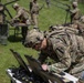 U.S. Soldier sets up communication lines