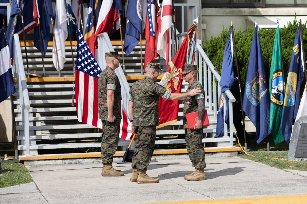 Sgt. Maj. Michael D. Martinet Retires