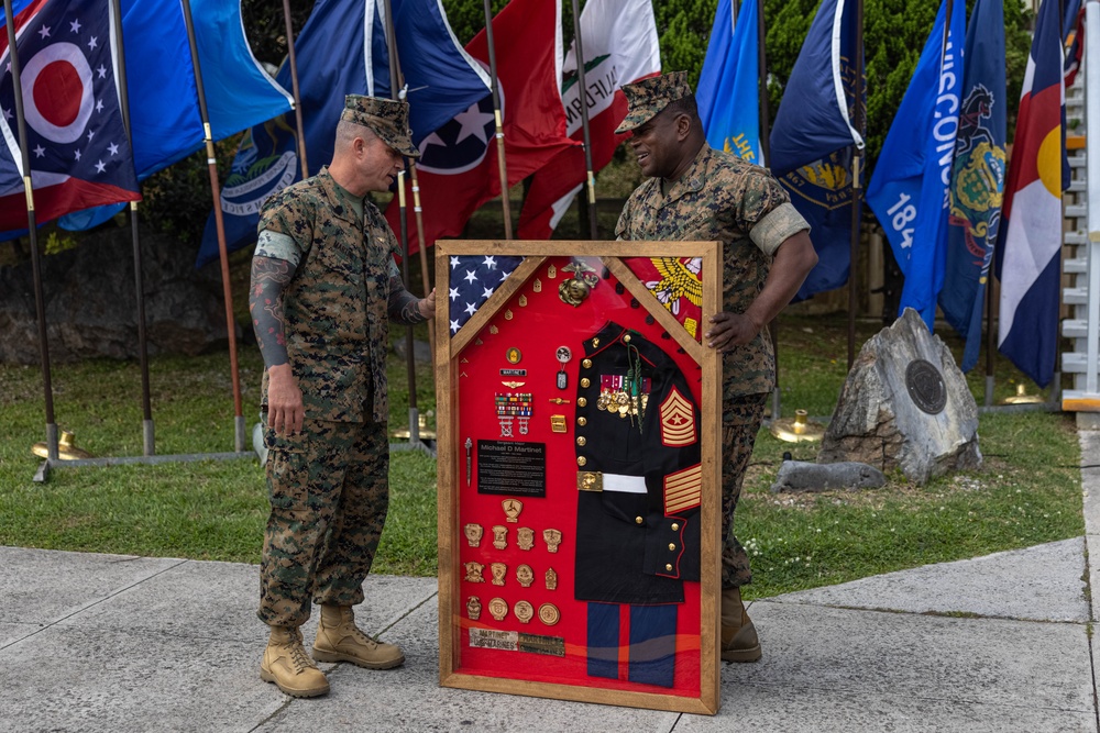 Sgt. Maj. Michael D. Martinet Retires