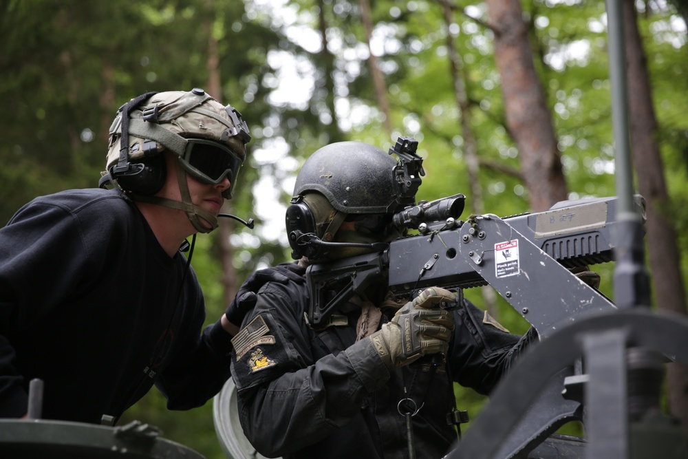 U.S. Soldiers Engage Enemy Combatants