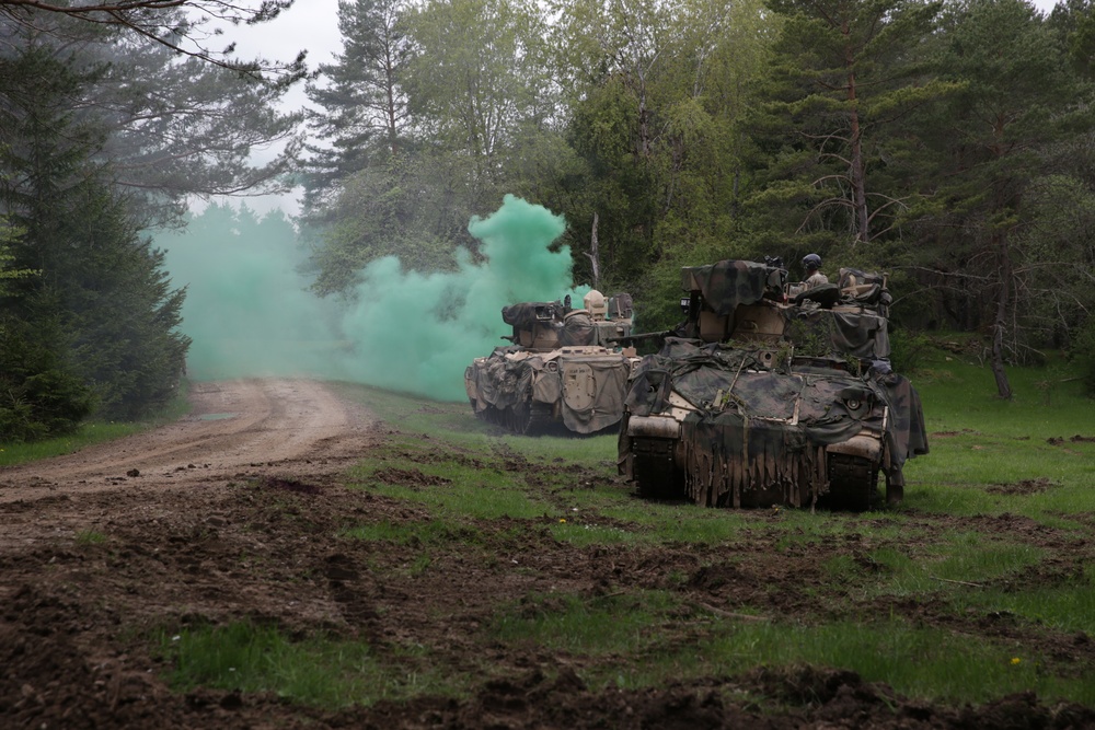 U.S. Soldiers Engage Enemy Combatants