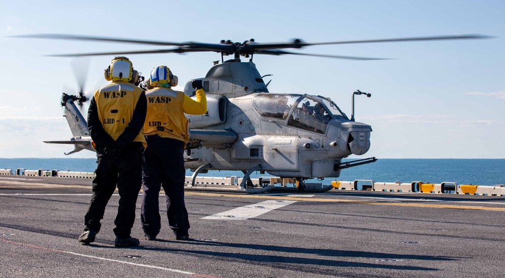 USS Wasp Begins Basic Phase