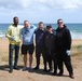 Volunteers from USS Indianapolis (LCS 17) participate in beach clean up