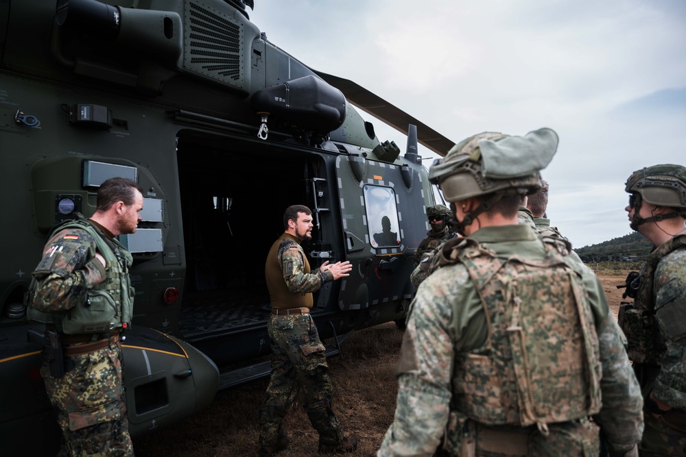 German, Dutch, Norwegian Troops Train with German NH90 Helicopters