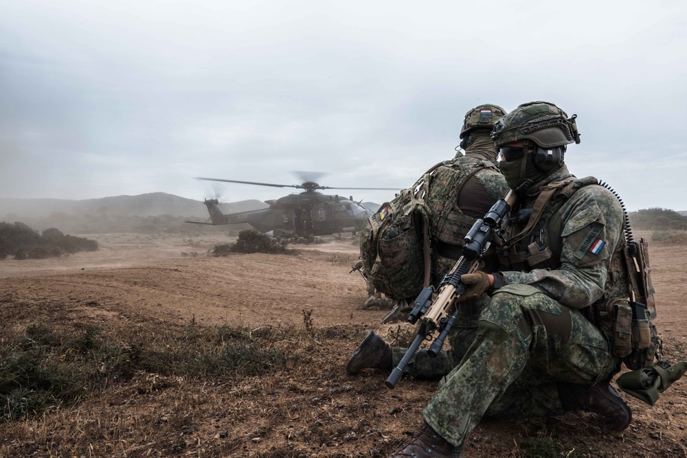 German, Dutch, Norwegian Troops Train with German NH90 Helicopters