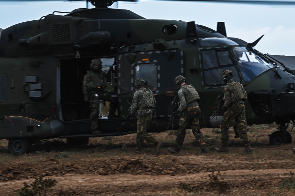 German, Dutch, Norwegian Troops Train with German NH90 Helicopters