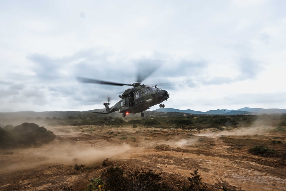 German, Dutch, Norwegian Troops Train with German NH90 Helicopters