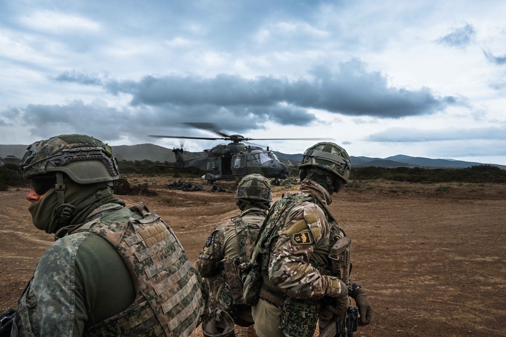 German, Dutch, Norwegian Troops Train with German NH90 Helicopters