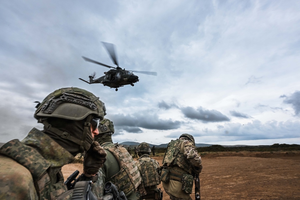 German, Dutch, Norwegian Troops Train with German NH90 Helicopters