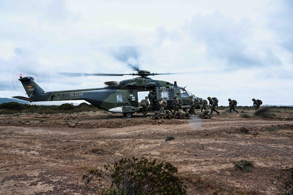 German, Dutch, Norwegian Troops Train with German NH90 Helicopters