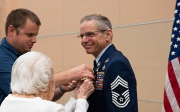 Chief Master Sgt. Booker retires after 38 years of service