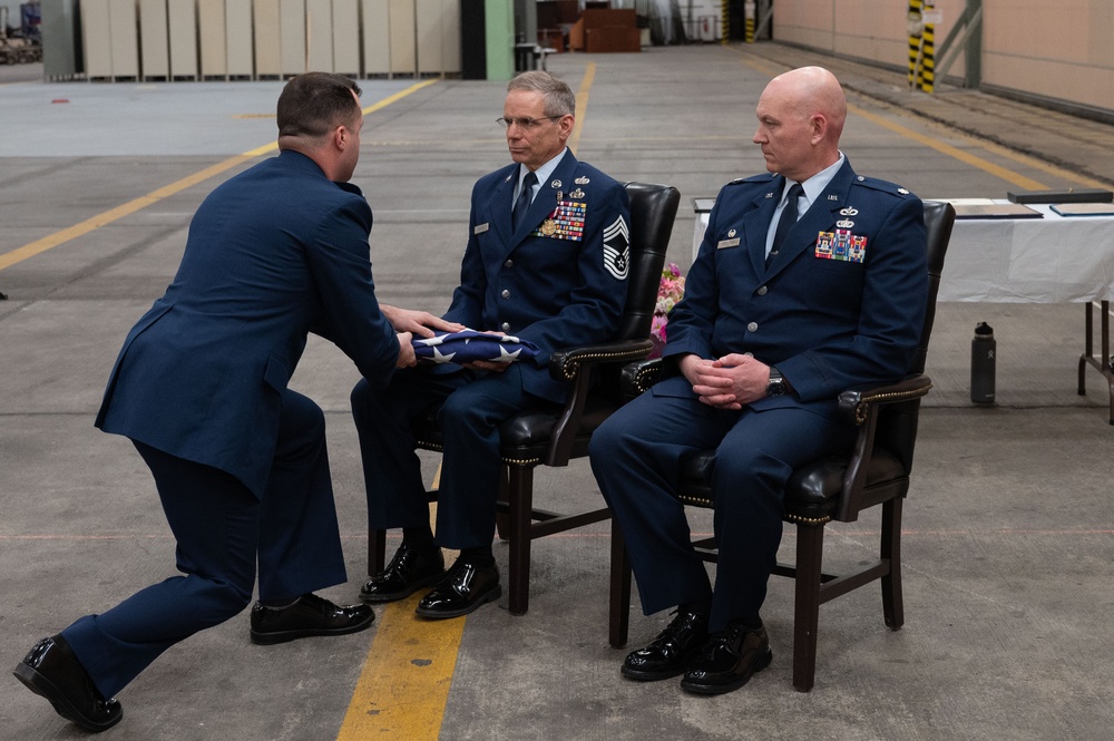 Chief Master Sgt. Booker retires after 38 years of service