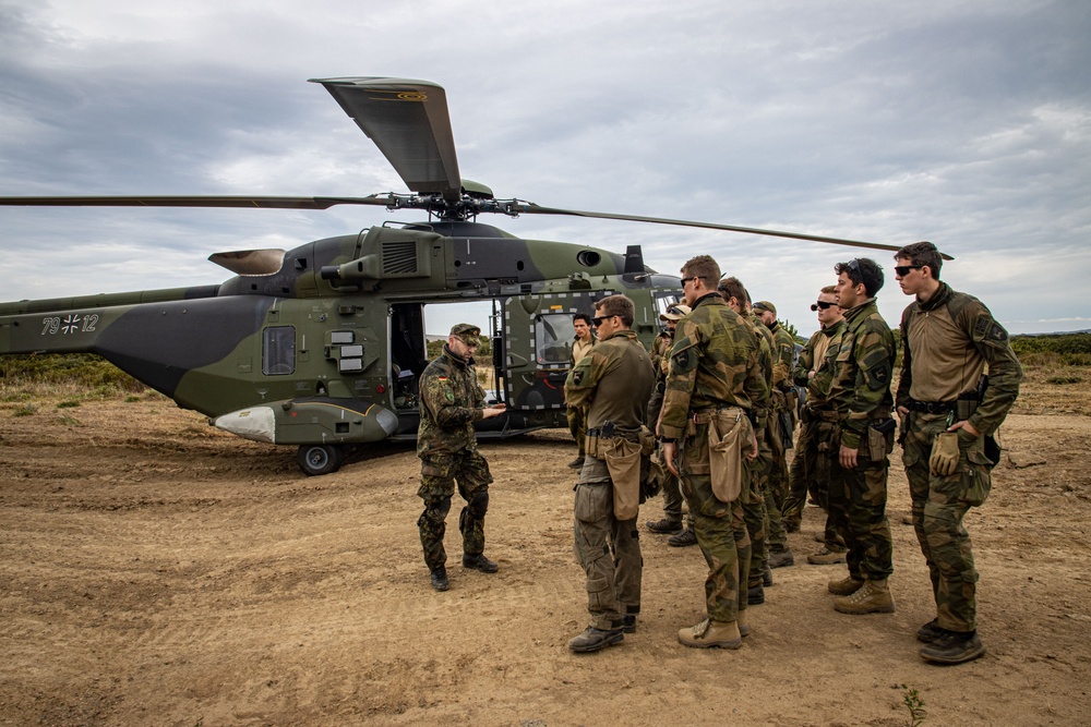 German, Dutch, Norwegian Troops Train with German NH90 Helicopters