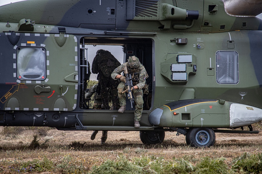 German, Dutch, Norwegian Troops Train with German NH90 Helicopters