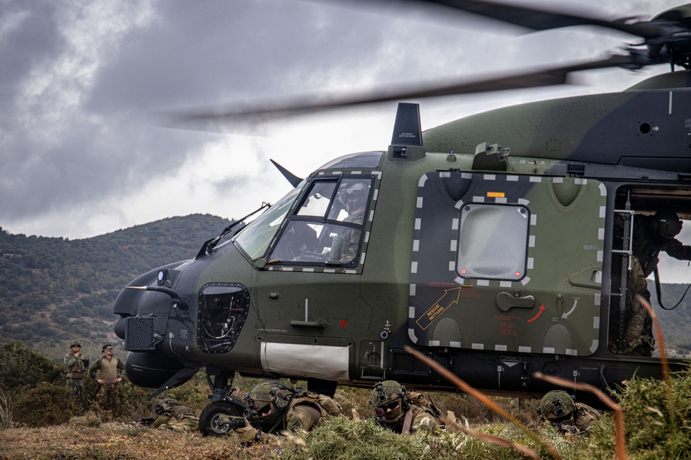 German, Dutch, Norwegian Troops Train with German NH90 Helicopters