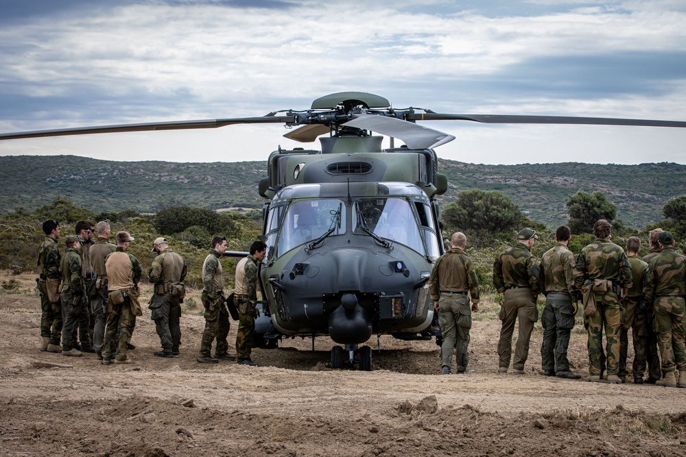 German, Dutch, Norwegian Troops Train with German NH90 Helicopters