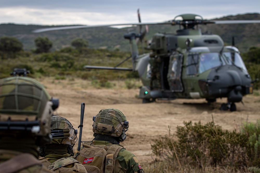 German, Dutch, Norwegian Troops Train with German NH90 Helicopters