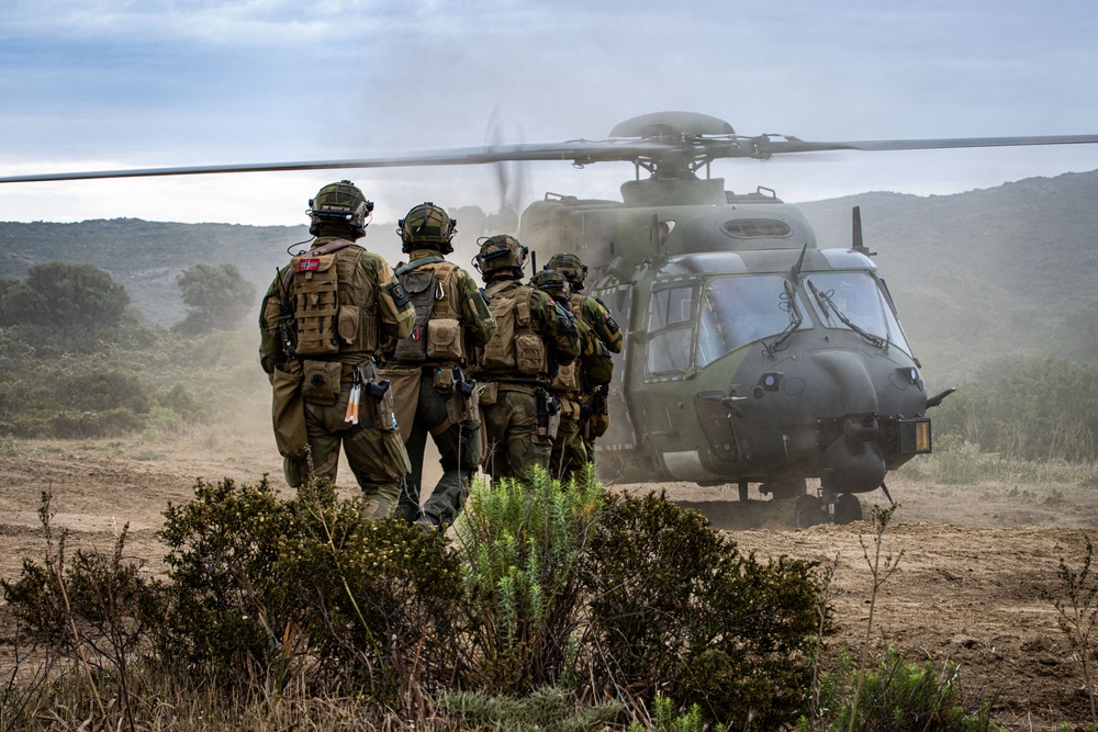 German, Dutch, Norwegian Troops Train with German NH90 Helicopters