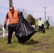 Airmen gather to pick up litter along Highway 193 near Hill AFB
