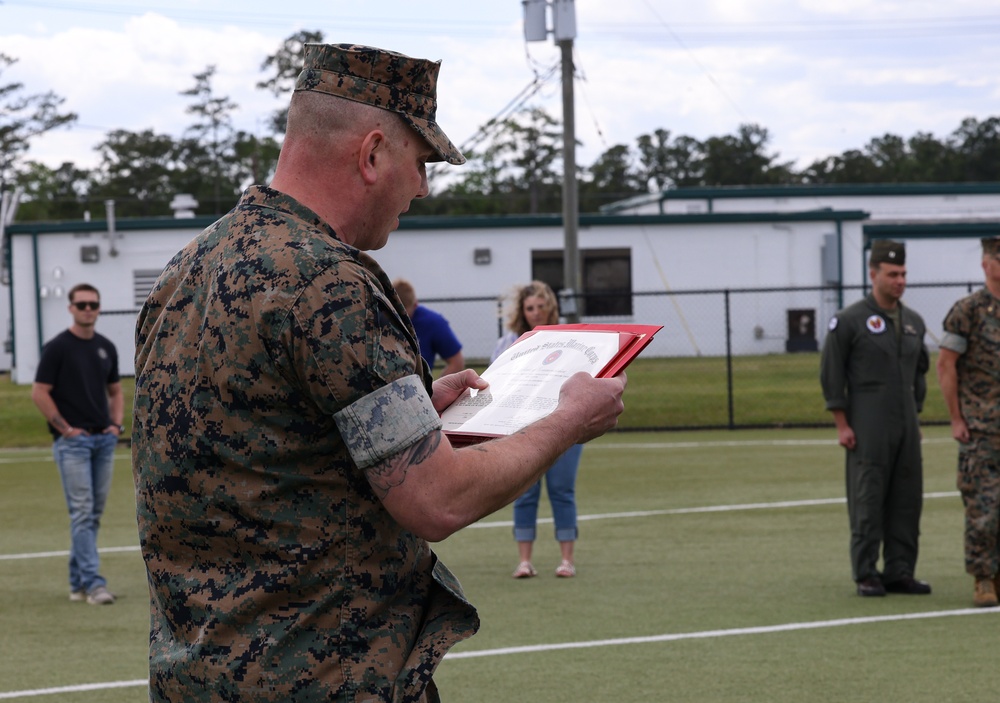 Headquarters and Headquarters Squadron Awards and Promotion Ceremony