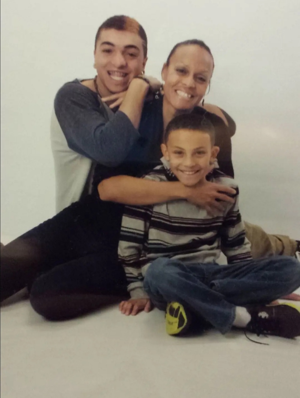 Major Sonya Varela with sons