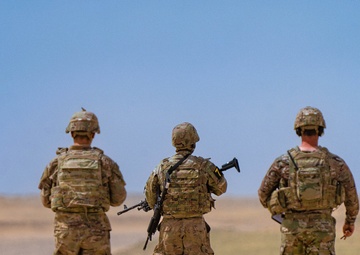U.S. Army Central Best Squads conduct stress shooting