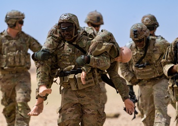 U.S. Army Central Best Squads conduct stress shooting