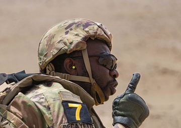 U.S. Army Central Best Squads conduct stress shooting