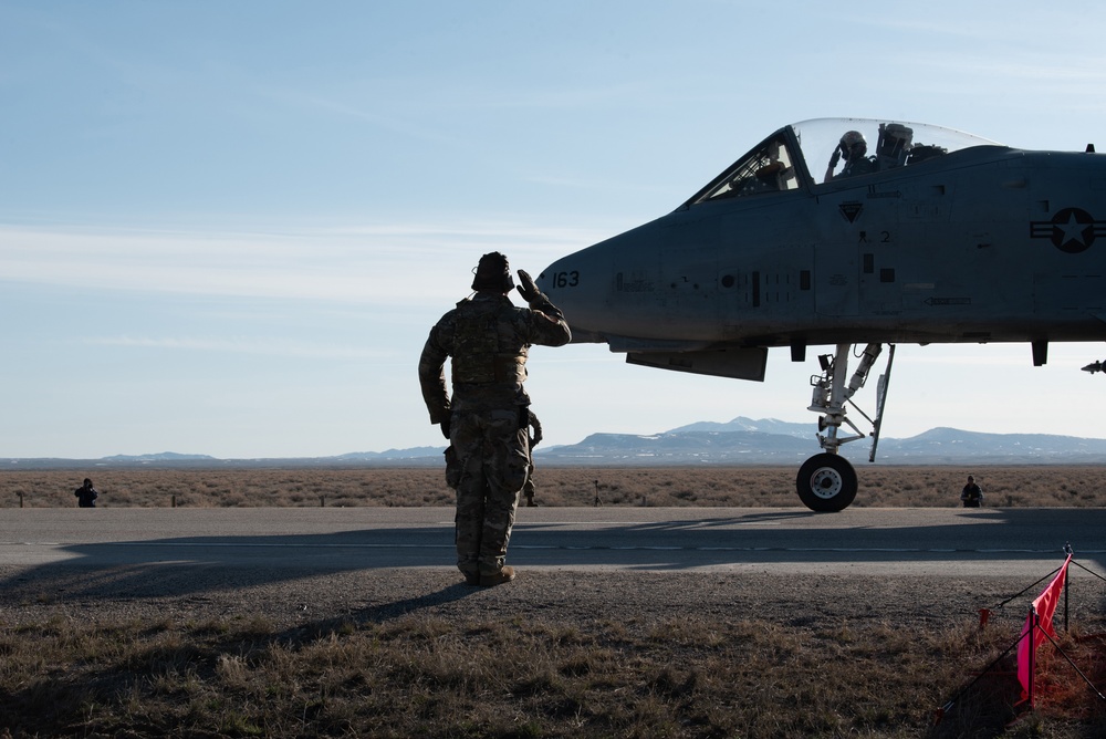 AFSOC, Total Force land MC-130J, MQ-9, A-10s, on Wyoming Highways