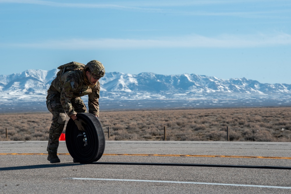 AFSOC, Total Force land MC-130J, MQ-9, A-10s, on Wyoming Highways