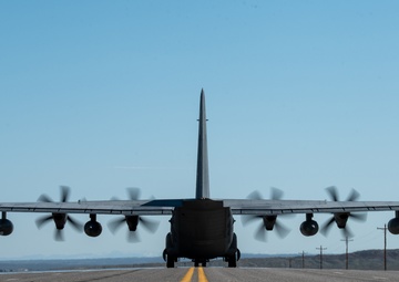AFSOC, Total Force land MC-130J, MQ-9, A-10s, on Wyoming Highways