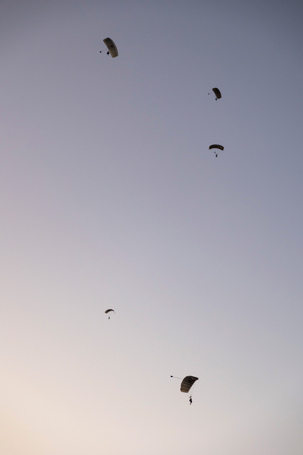 Marine Raiders conduct freefall jump operations