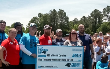 Bowley Elementary students keep pounding with the Carolina Panthers
