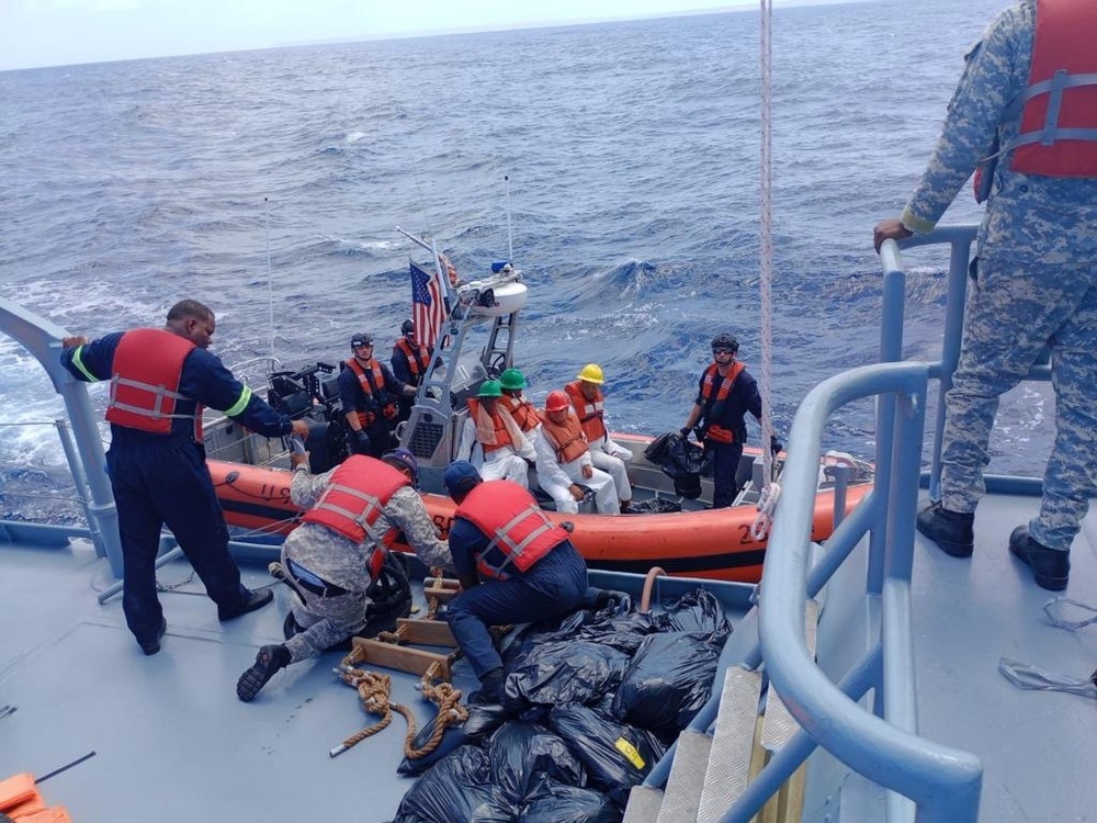 Coast Guard interdicts 193 migrants in the Mona Passage, during 5 separate interdictions