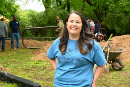 113th Civil Engineer Squadron helps construct memorial playground