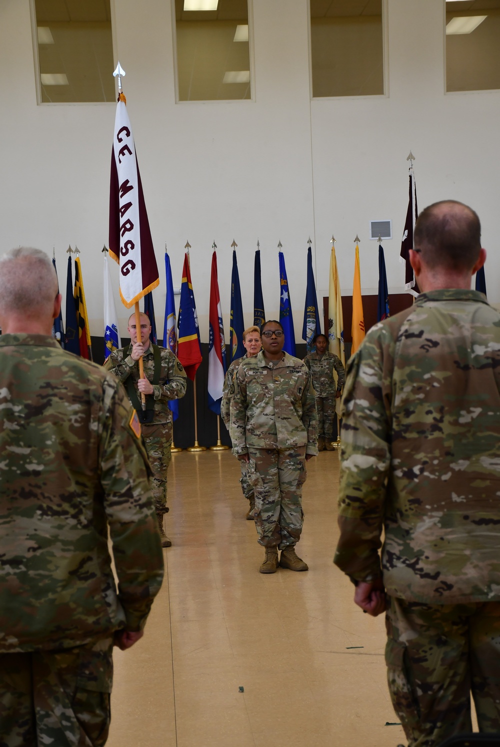 Luedeman and Jackson close the CEMARSG COC Ceremony