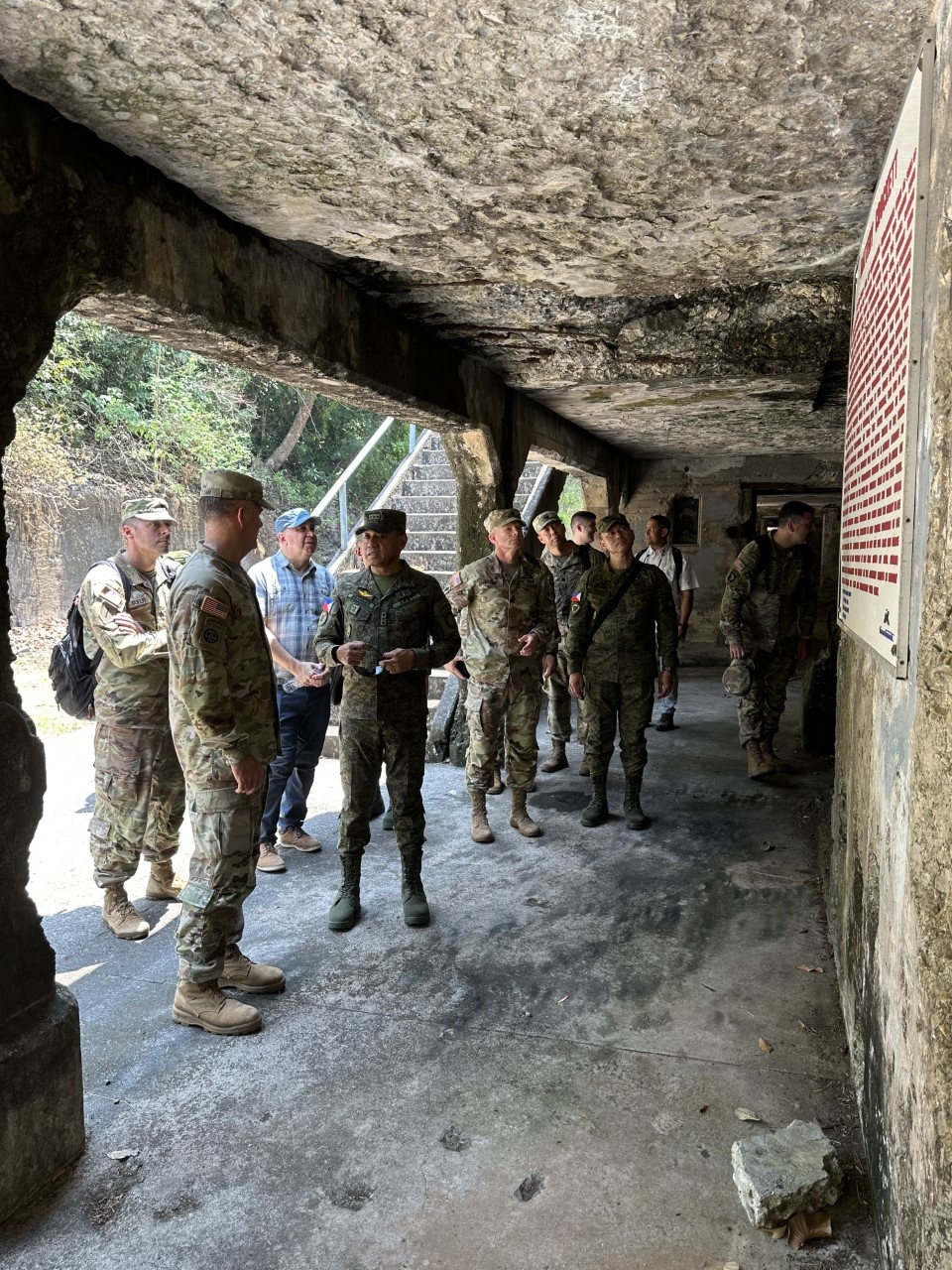 U.S. and Philippine Army Generals visit Corregidor Island, Philippines, to Commemorate Key WWII Battles