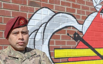 82nd Airborne Division Paratroopers create mural to boost morale