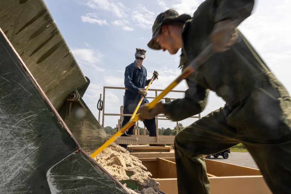 Airfield damage and recovery during Mission Rehearsal Exercise 1-23