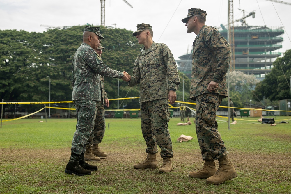 Balikatan 23 | 3d MLR CO meets Philippine Marine Command Sgt Maj