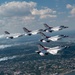 Thunderbirds Fly Over New York