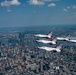 Thunderbirds Fly Over New York